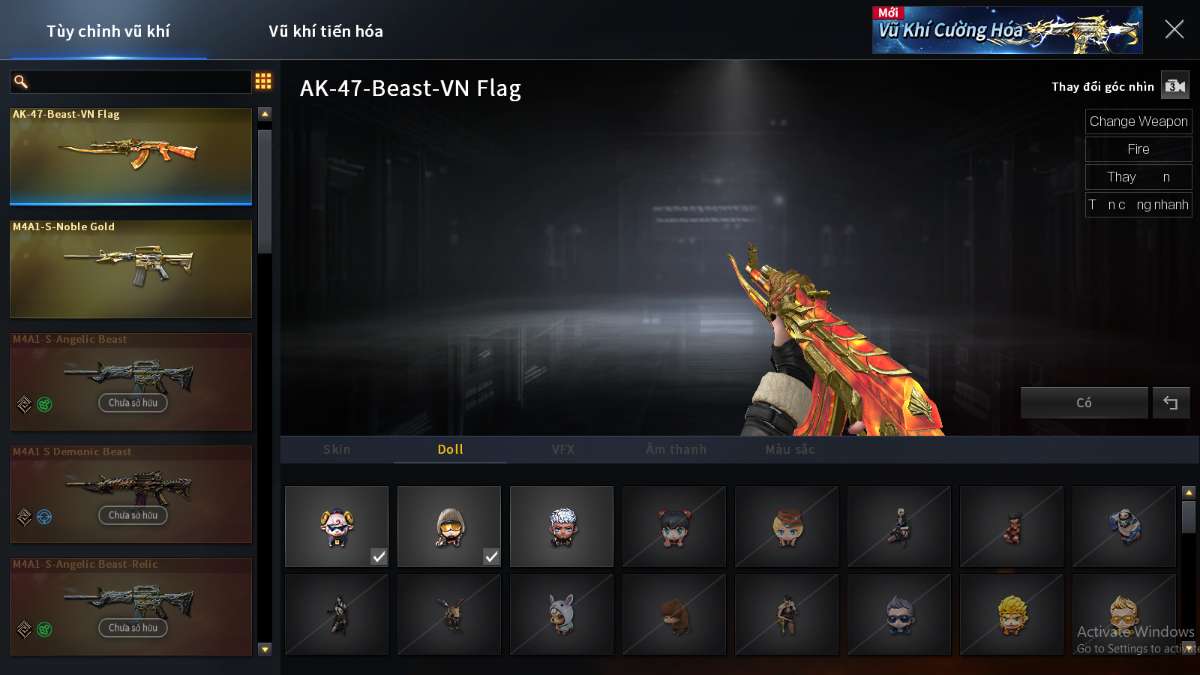 shop acc cf uy tin gia re